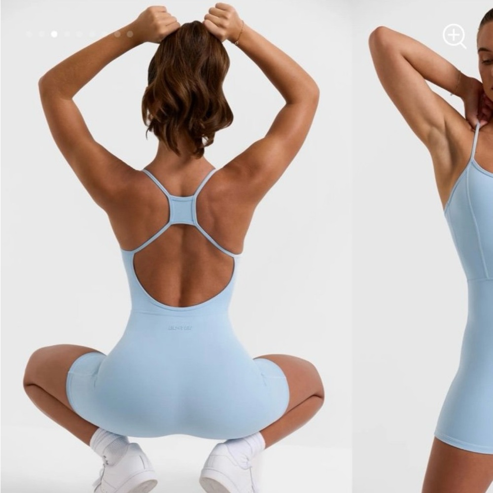 Bo+Tee Ice Blue Bodysuit